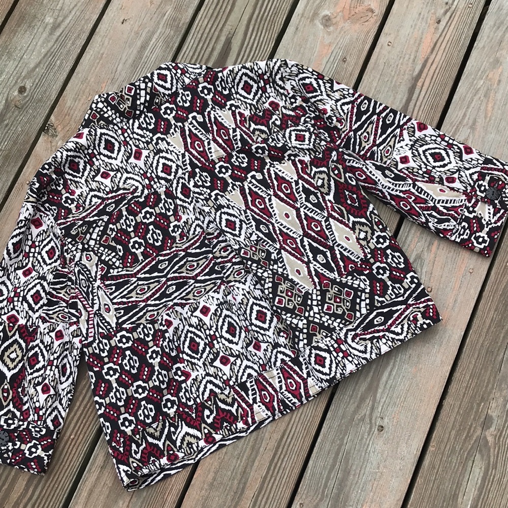 Colorful Ruby Rd loose jacket 14 - Picture 6 of 9